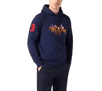Polo Ralph Lauren Triple Pony Sudadera con Capucha Fleece Azul 2XL