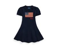 Polo Ralph Lauren Vestido beige / navy / rojo, Talla 102-108