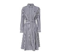 Polo Ralph Lauren - Vestido Midi Camisero de Popelina a Rayas - Dresses - Mujer - Multicolor - S -