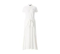 Polo Ralph Lauren - Vestido Midi Polo con Nudo en la Cintura - Dresses - Mujer - Blanco - L -