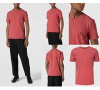 Polo Ralph Lauren Vintage Lino Algodón Bolsillo Camiseta Camisa Slim Fit Top