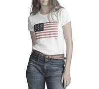 Polo Ralph Lauren Vintage Retro Bandera Ee.uu. Camiseta College Top Blusa