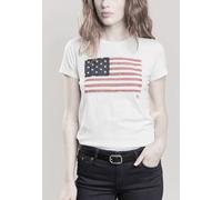 Polo Ralph Lauren Vintage Retro Bandera Ee.uu. Camiseta College Top Blusa TEE S