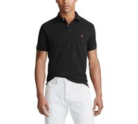 Polo recto Signature, corte personalizado en punto piqué Hombre Talla M. Color Negro