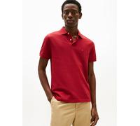 Polo recto stretch, cuello con 2 botones Hombre Talla XL. Color Rojo