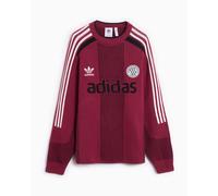 Polo Relaxed adidas Originals Adicolor Blokecore Unisex Burdeos XL