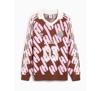 Polo Relaxed adidas Originals Adicolor Blokecore Unisex Marrón XL