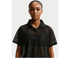 Polo Relaxed Nike Sportswear Lace para mujer Negro L