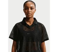 Polo Relaxed Nike Sportswear Lace para mujer Negro XL
