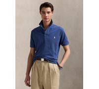 Polo slim de punto piqué Hombre Talla M. Color Azul