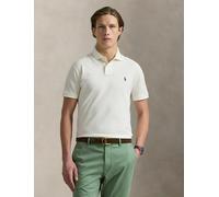 Polo slim de punto piqué Hombre Talla M. Color Beige