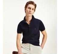 Tommy Hilfiger Polo de Manga Corta para Hombre 1985 Slim Fit, Azul (Desert Sky), XS