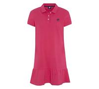 Polo Sylt Vestido Polo de piqué de algodón con Volante en el bajo para Mujer Raspberry XL