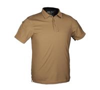 Polo Tactical Quickdry verde oliva, color dark coyote, tamaño large
