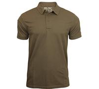 Polo Tactical Quickdry verde oliva, color dark coyote, tamaño medium