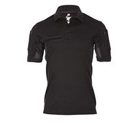 Polo táctico Alfa Negro Comando Tanque Soldado Elite GSG9 Ops # 18793, Talla:4XL, Color:Negro