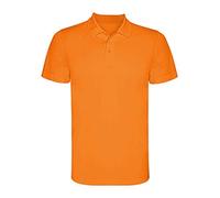 Polo técnico de Manga Corta con Cuello Tricotosa 3 Botones (Tallas Infantiles y Adulto) MONZHA