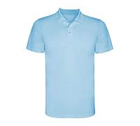 Polo técnico de Manga Corta con Cuello Tricotosa 3 Botones (Tallas Infantiles y Adulto) MONZHA