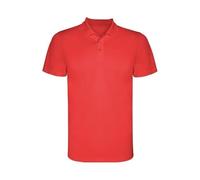Polo técnico de Manga Corta con Cuello Tricotosa 3 Botones (Tallas Infantiles y Adulto) MONZHA