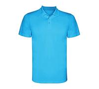 Polo técnico de Manga Corta con Cuello Tricotosa 3 Botones (Tallas Infantiles y Adulto) MONZHA