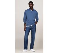 Polo de manga larga recta de punto piqué 1985 Hombre Talla XL. Color Azul