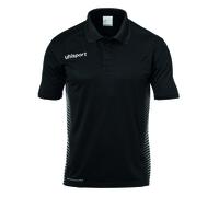 Uhlsport Score Polo Shirt Camiseta De Entrenamiento, Hombre, Negro/Blanco, M