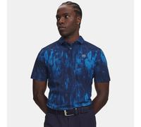 Polo Under Armour Drive Chill Printed para hombre Aegean Azul / Midnight Marino Azul / Mod Gris XXL