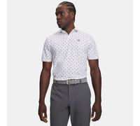 Polo Under Armour Drive Chill Printed para hombre Blanco / Midnight Marino Azul / Midnight Marino Azul M