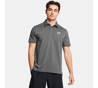 Polo Under Armour Icon para hombre Castlerock Light Heather / Blanco M