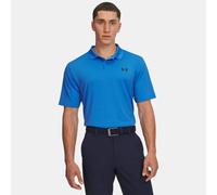 Under Armour Hombre Polo Holgado con Logo Matchplay, Blue Atlantis/Midnight Navy, L