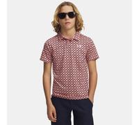 Polo Under Armour Matchplay Printed para niño Posh Rosa / Midnight Marino Azul / Blanco YMD (137 - 149 cm)