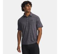 Polo Under Armour Playoff 3.0 Printed para hombre Castlerock / Negro / Negro M