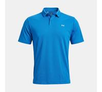 Polo Under Armour Tee To Green Pique para hombre Aegean Azul / Blanco S