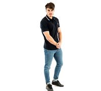POLO UOMO MANICA CORTA M3600 NAVY/WHITE