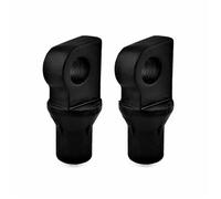 POLOFZFGKZ Adaptador De Reposapiés Para Motocicleta Harley-Davidson Cafe Racer Bobber Estriberas para Motocicleta(Beige)