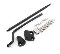 POLOFZFGKZ Para Harley Dyna Wide Glide FXDWG 2003-2017 Kit De Adaptadores Delanteros Para Motocicleta Estriberas para Motocicleta