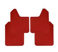POLOFZFGKZ para M&ITSUBISHI Lancer Outlander Sport EVO X IX WRC Mirage L200 Guardabarros Triton para Pajero Montero Juego de Guardabarros para Coche(4pcs-Set Red)