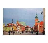 Polonia Casco Antiguo de Varsovia Puzzle 1000 Piezas para Adultos Familia Rompecabezas Recuerdo Turismo Regalo