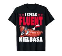 Polonia I Speak Fluent Kielbasa Bandera polaca Camiseta