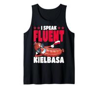Polonia I Speak Fluent Kielbasa Bandera polaca Camiseta sin Mangas