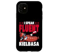 Polonia I Speak Fluent Kielbasa Bandera polaca Carcasa para iPhone 11