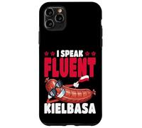 Polonia I Speak Fluent Kielbasa Bandera polaca Carcasa para iPhone 11 Pro MAX