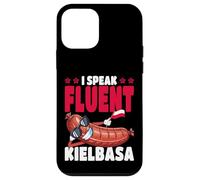 Polonia I Speak Fluent Kielbasa Bandera polaca Carcasa para iPhone 12 Mini