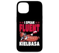 Polonia I Speak Fluent Kielbasa Bandera polaca Carcasa para iPhone 13
