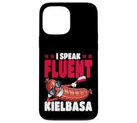 Polonia I Speak Fluent Kielbasa Bandera polaca Carcasa para iPhone 13 Pro MAX
