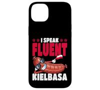 Polonia I Speak Fluent Kielbasa Bandera polaca Carcasa para iPhone 14 Plus
