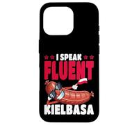 Polonia I Speak Fluent Kielbasa Bandera polaca Carcasa para iPhone 16 Pro