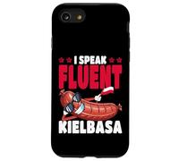 Polonia I Speak Fluent Kielbasa Bandera polaca Carcasa para iPhone SE (2020) / 7/8