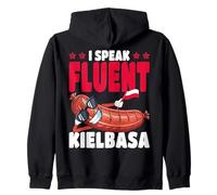 Polonia I Speak Fluent Kielbasa Bandera polaca Sudadera con Capucha