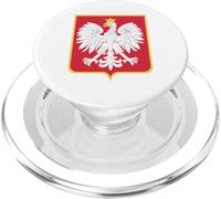Polonia White Eagle Escudo de Armas Polska Familia Polaca PopSockets PopGrip para MagSafe